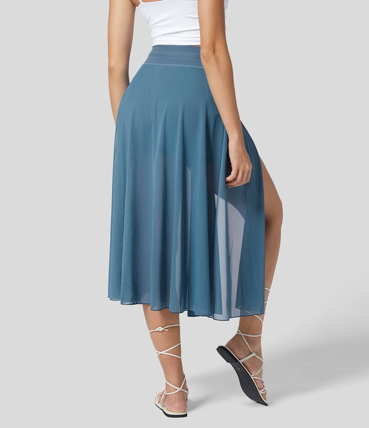 Litvia – Timeless Midi Skirt Elegance with a Playful Touch