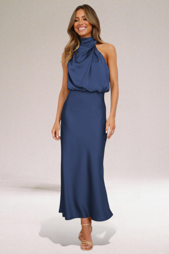 Nina – Elegant Halterneck Dress
