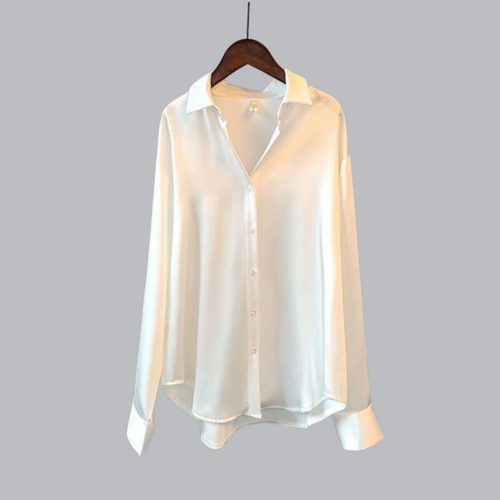 Samt Rose – Elegant Velvet Blouse