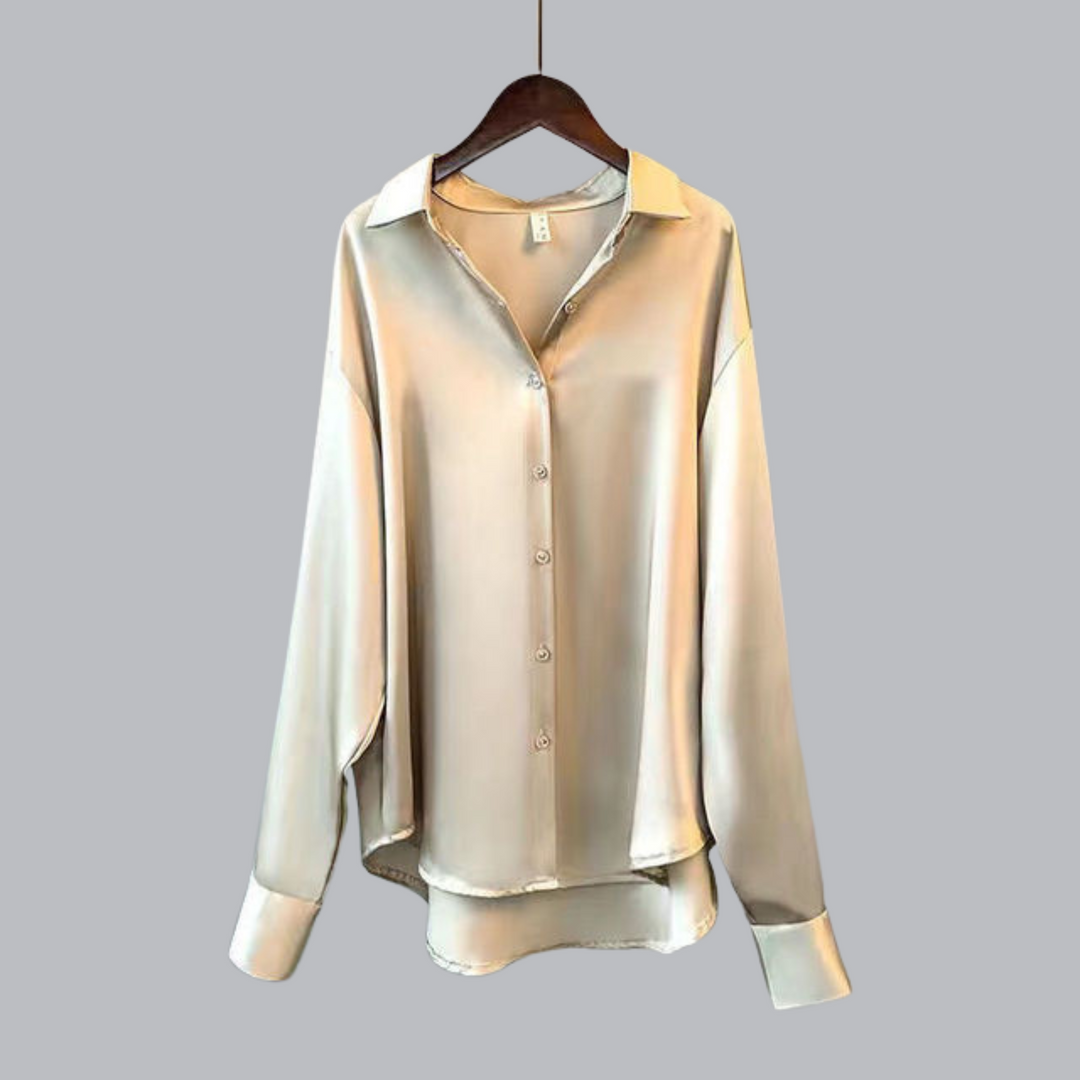 Samt Rose – Elegant Velvet Blouse