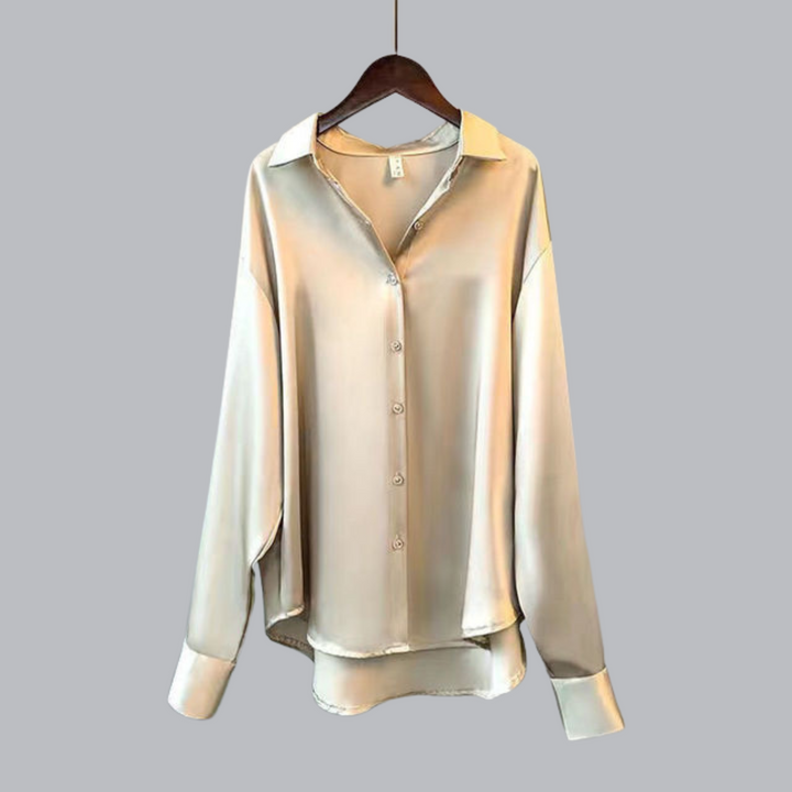 Samt Rose – Elegant Velvet Blouse