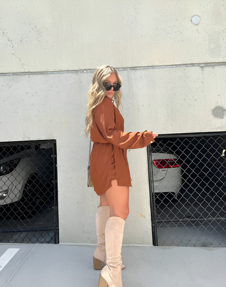 Jessica – Der Virale Trendige Romper-Kleid,