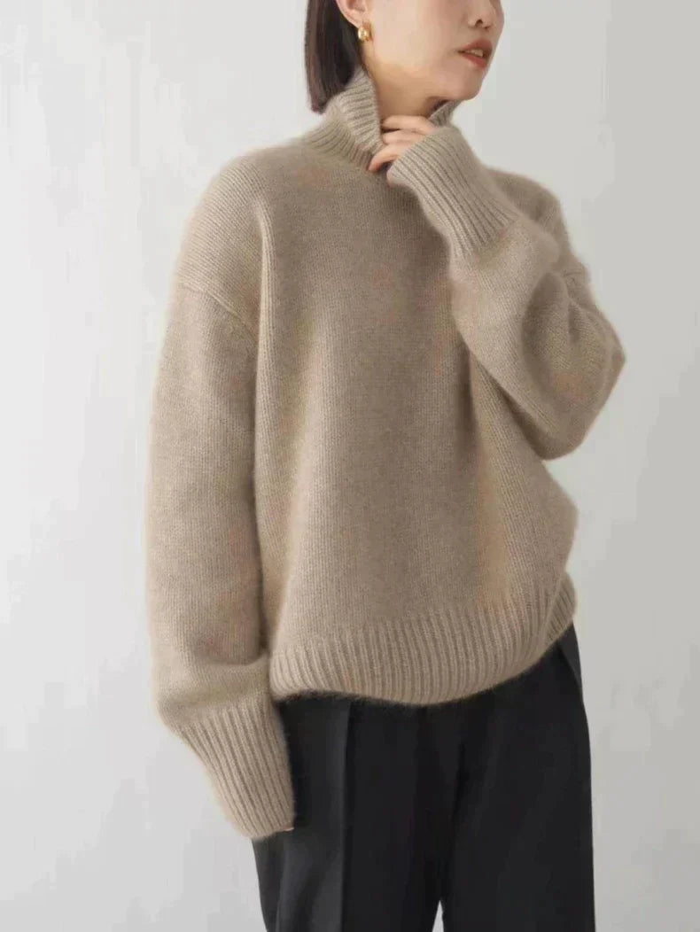 Ladies’ Wool Turtleneck Sweater