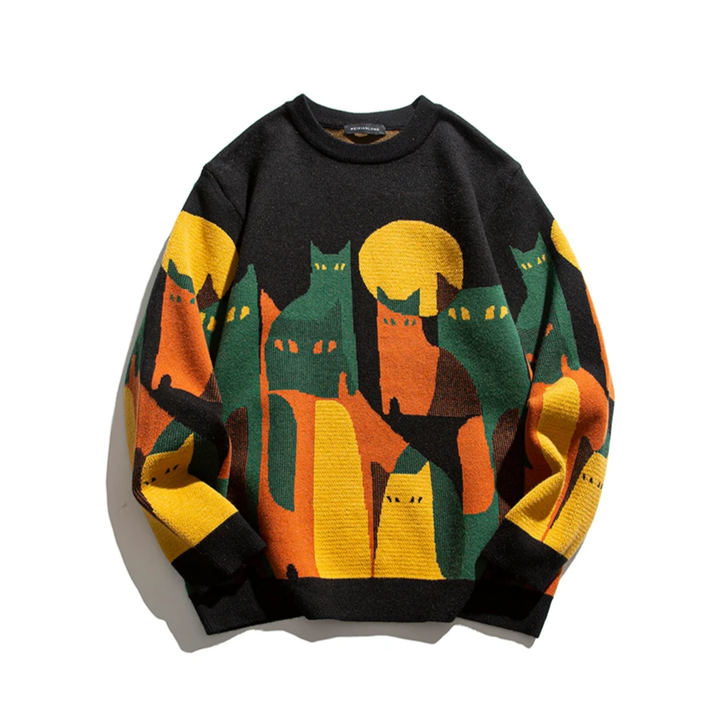 Nebelkatze Sweater – Mystical Comfort and Style
