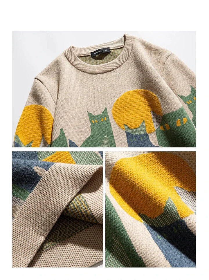 Nebelkatze Sweater – Mystical Comfort and Style