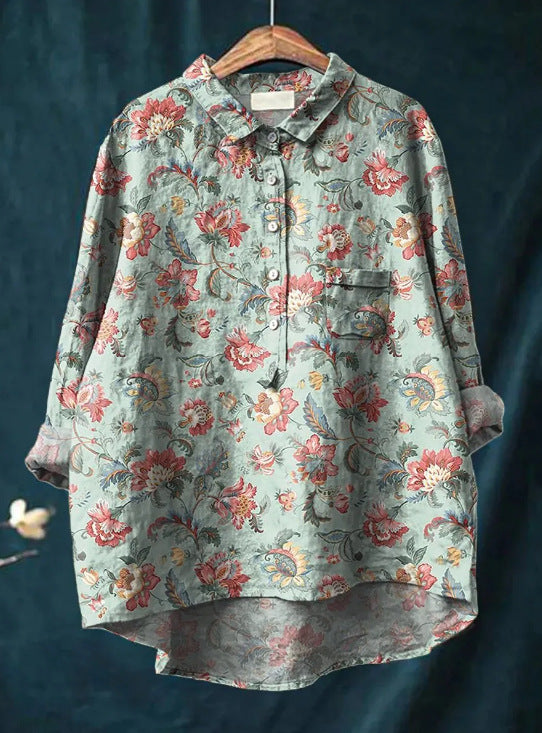 Nikkie – Elegant Floral Print Blouse