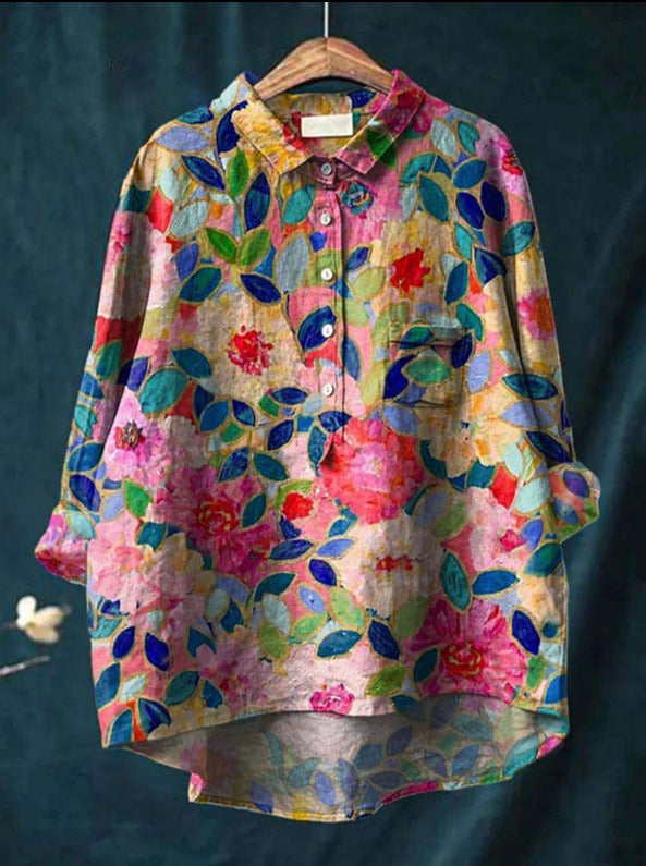 Nikkie – Elegant Floral Print Blouse