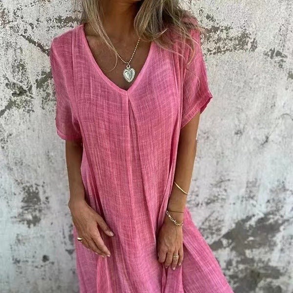 Naia – Your Airy Spring Dress Made from Cotton & Linen