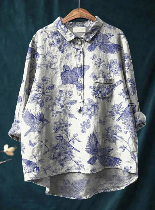 Nikkie – Elegant Floral Print Blouse