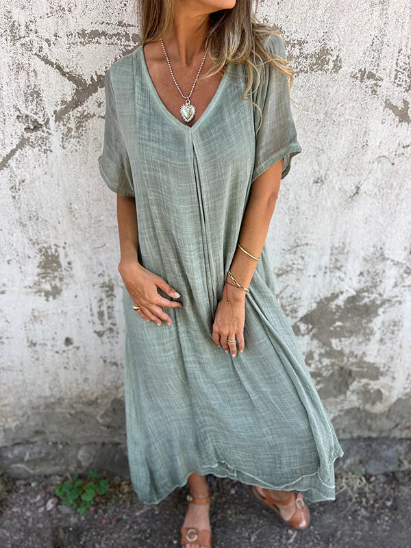Naia – Your Airy Spring Dress Made from Cotton & Linen