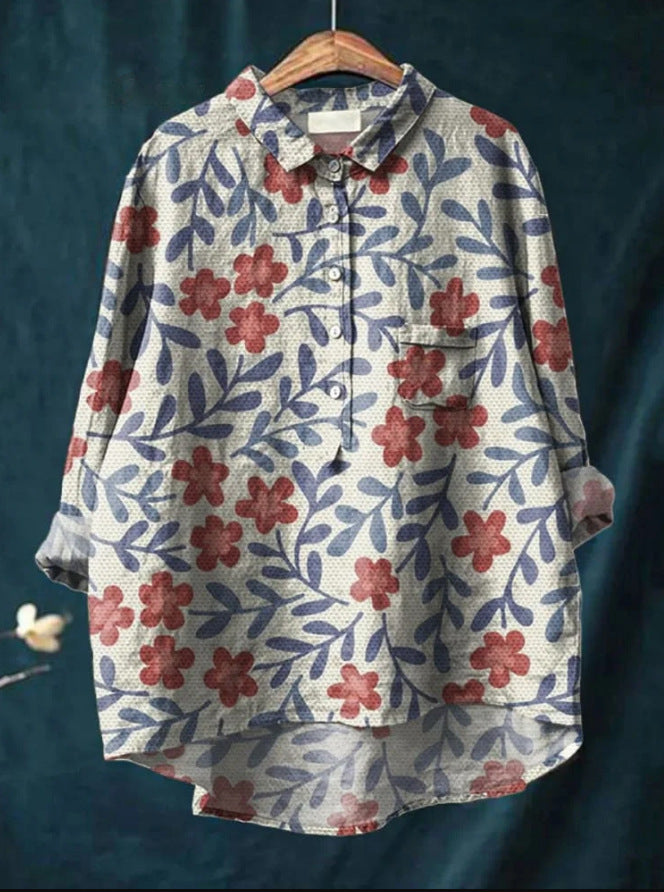 Nikkie – Elegant Floral Print Blouse