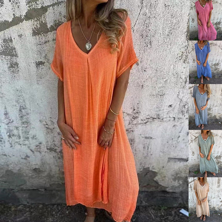 Naia – Your Airy Spring Dress Made from Cotton & Linen