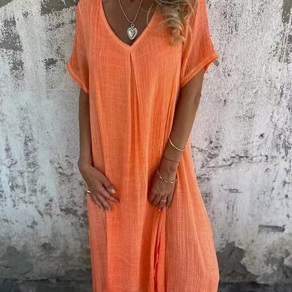 Naia – Your Airy Spring Dress Made from Cotton & Linen