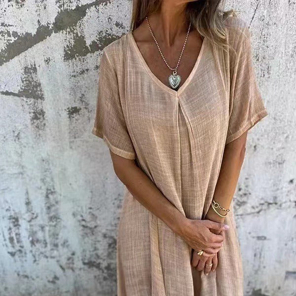 Naia – Your Airy Spring Dress Made from Cotton & Linen