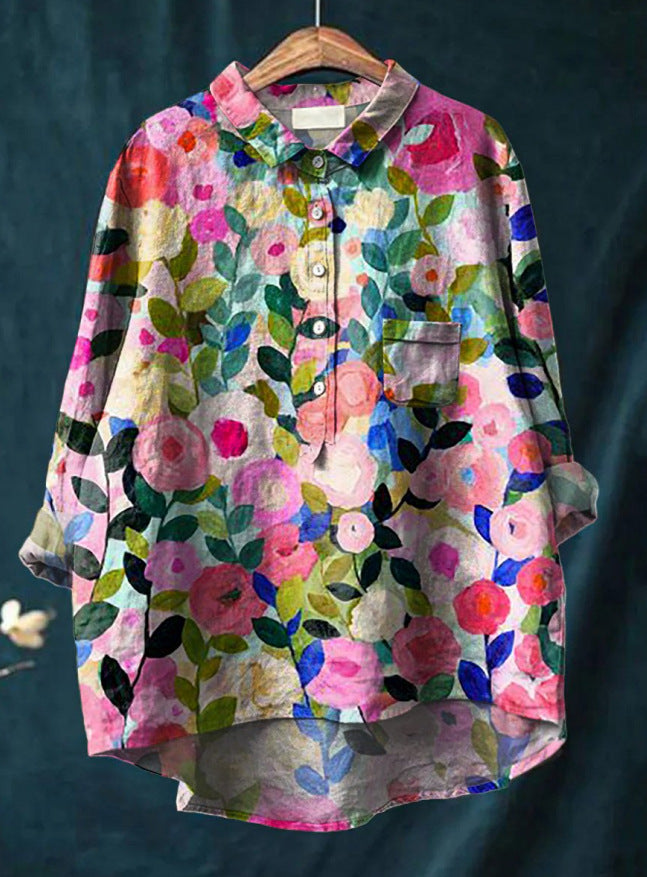 Nikkie – Elegant Floral Print Blouse