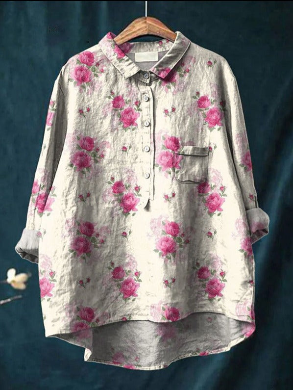 Nikkie – Elegant Floral Print Blouse