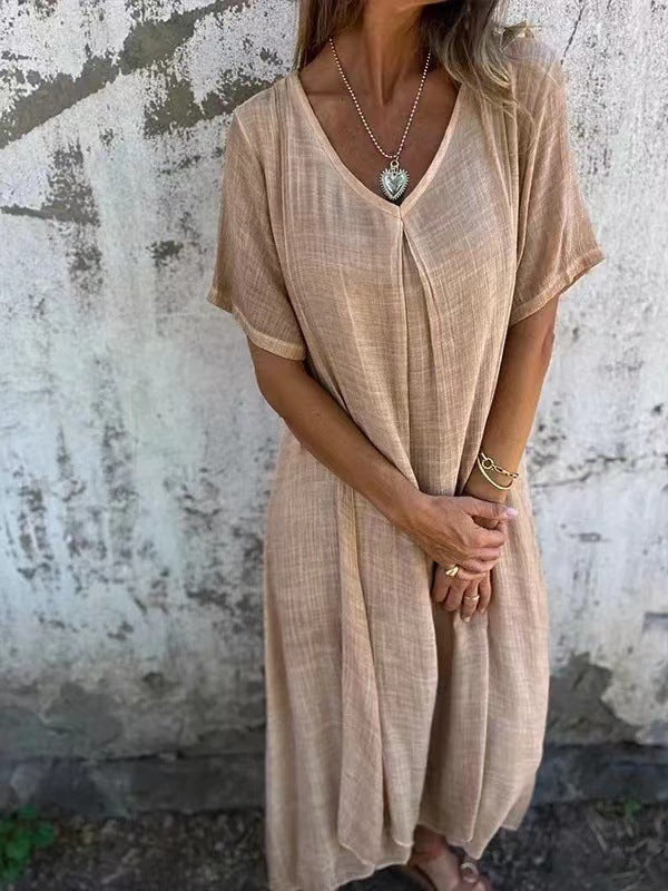 Naia – Your Airy Spring Dress Made from Cotton & Linen