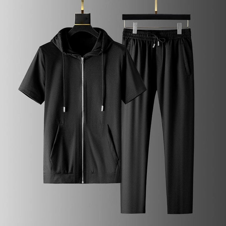 The Roberto Russo – Noir Lounge Shirt & Relaxed Trouser