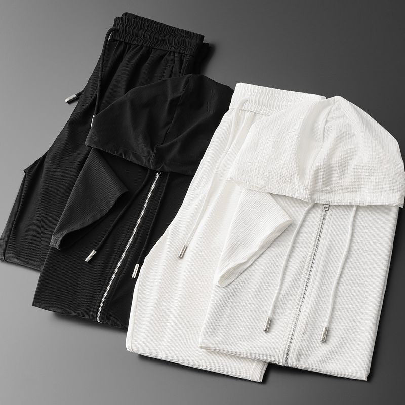 The Roberto Russo – Noir Lounge Shirt & Relaxed Trouser