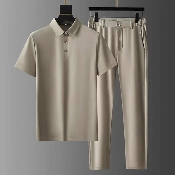 The Langford – Turn-Down Collar Shirt &amp; Trouser Set
