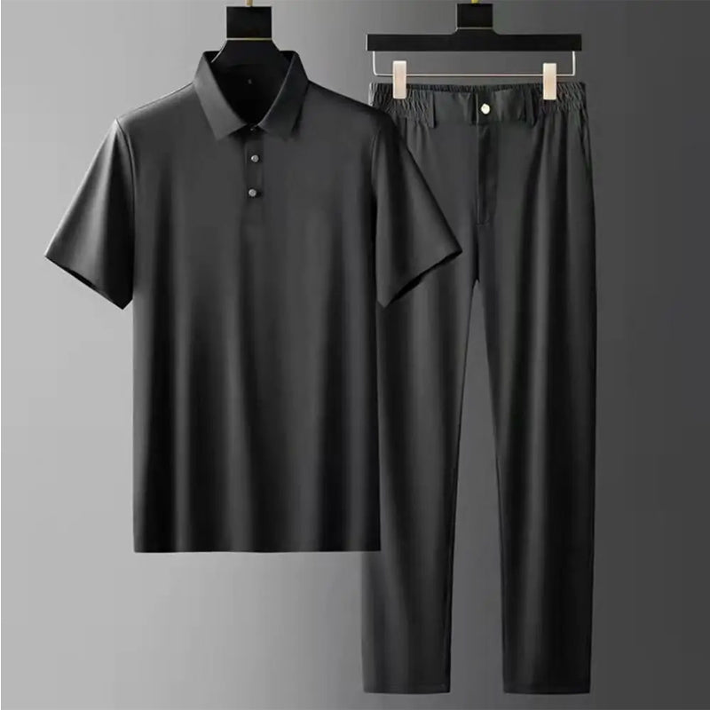 The Langford – Turn-Down Collar Shirt &amp; Trouser Set