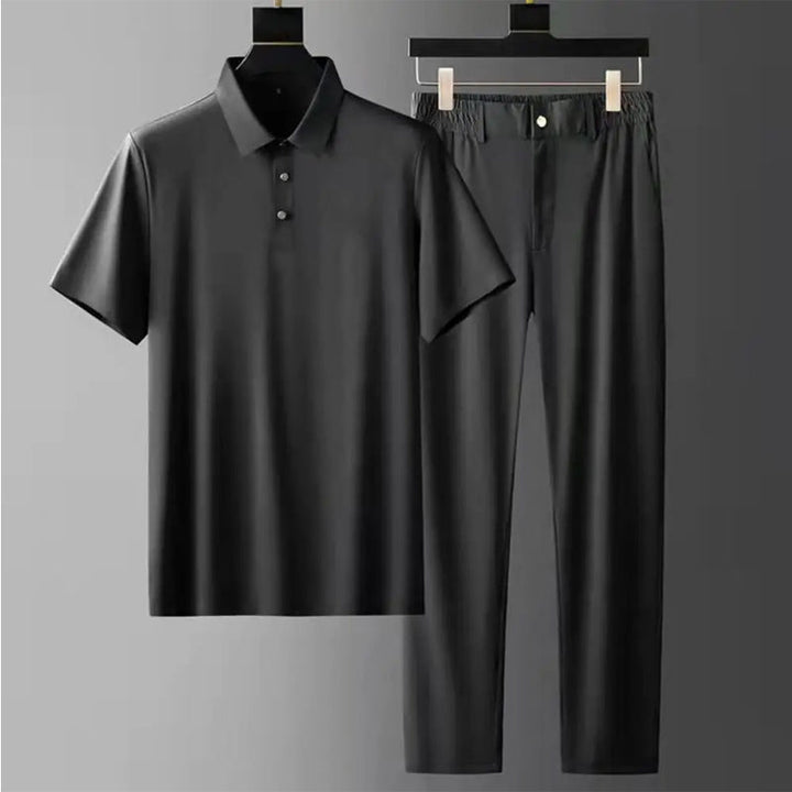 The Langford – Turn-Down Collar Shirt &amp; Trouser Set