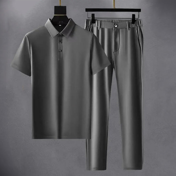 The Langford – Turn-Down Collar Shirt &amp; Trouser Set