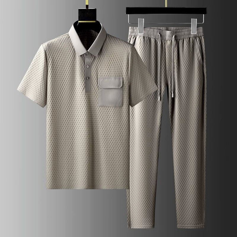 The Willowmoor – Refined Long-Sleeve Polo & Jogger Set