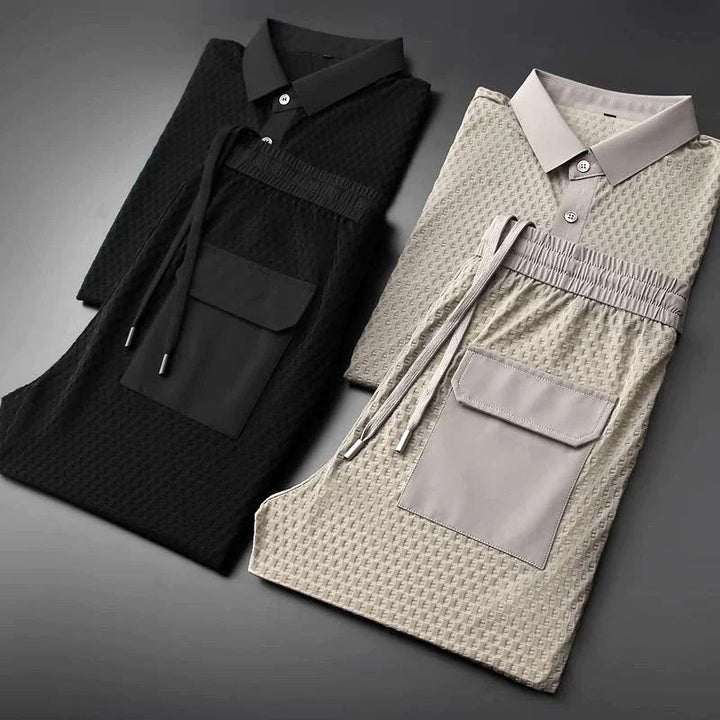 The Willowmoor – Refined Long-Sleeve Polo & Jogger Set