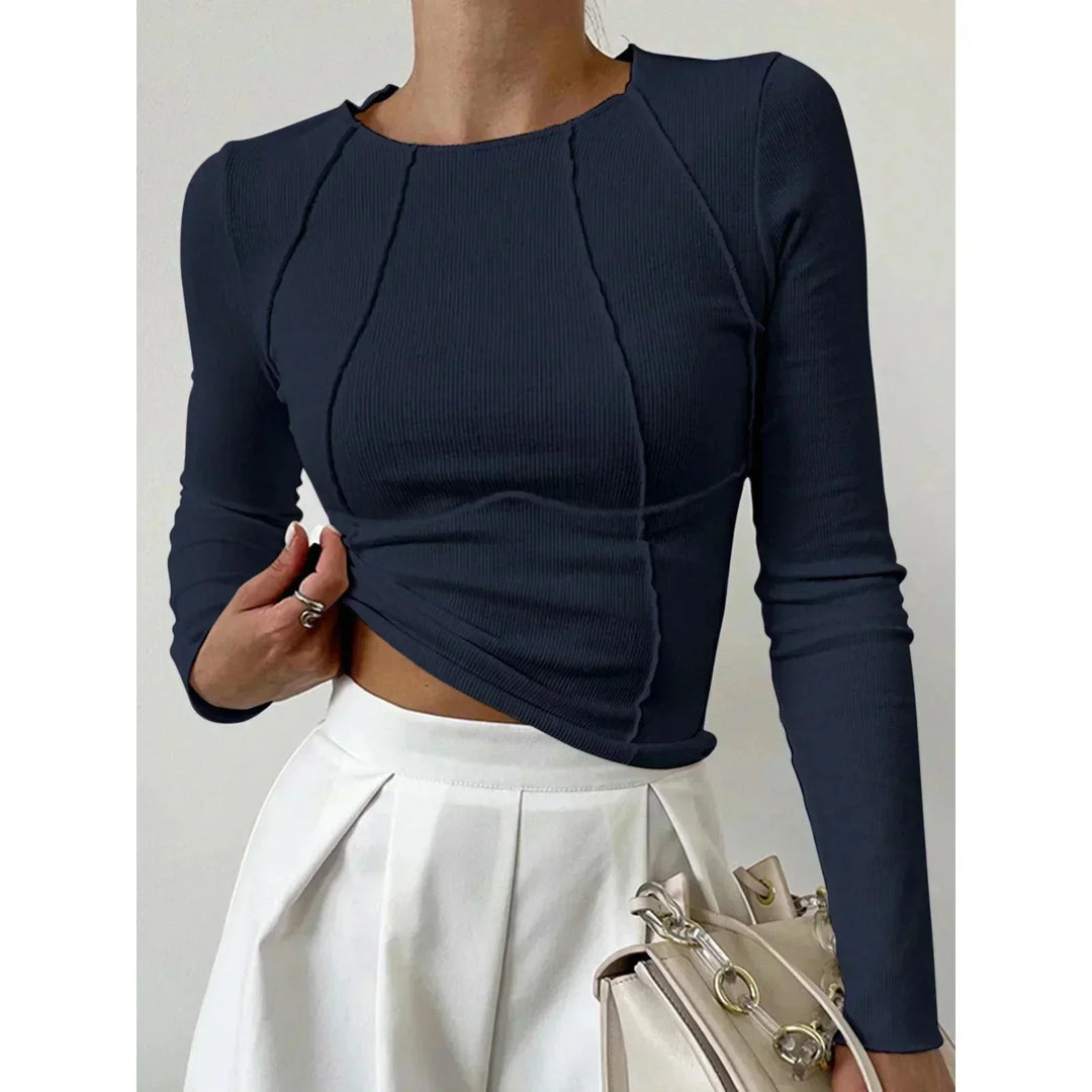 Macy – Elegant Ribbed Top
