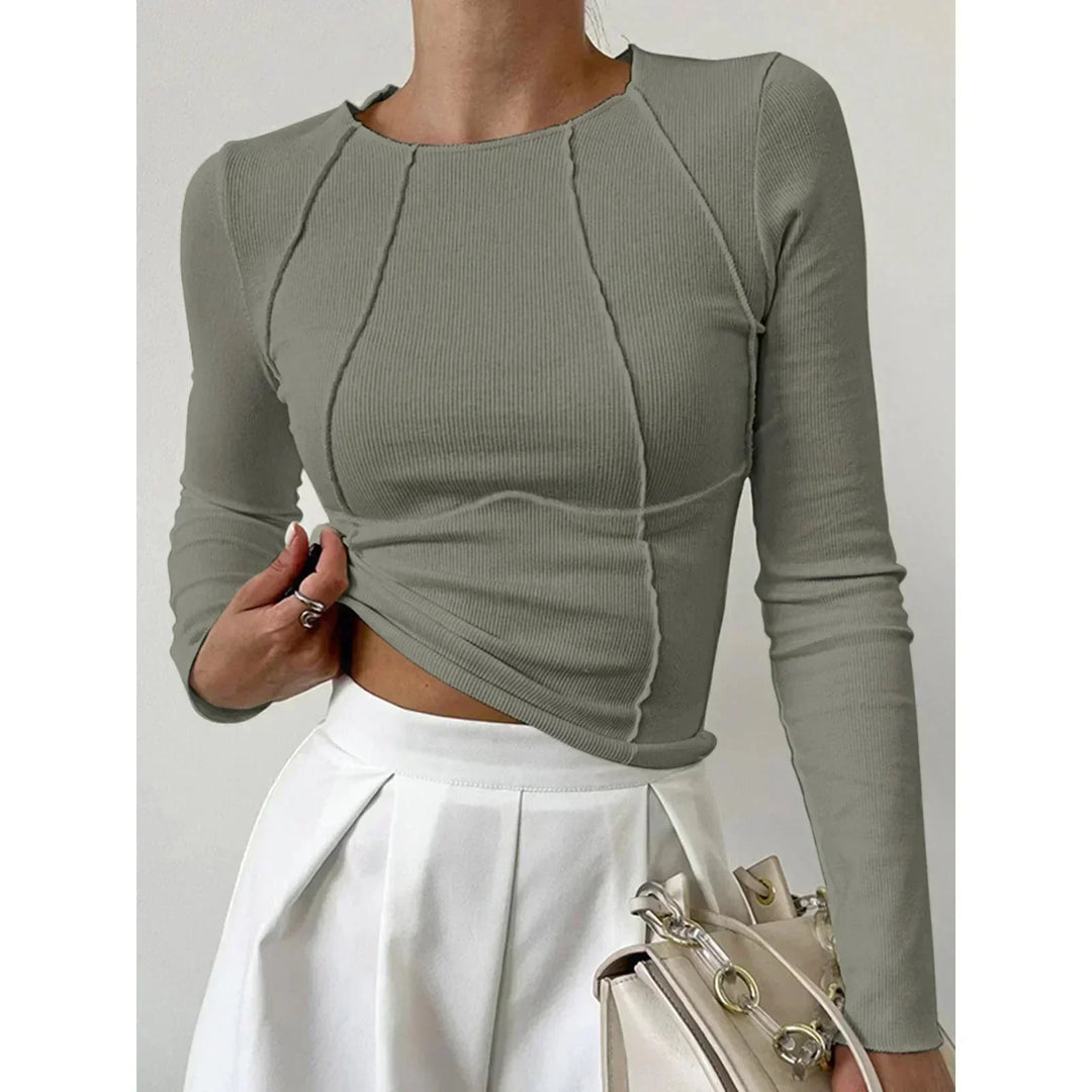 Macy – Elegant Ribbed Top