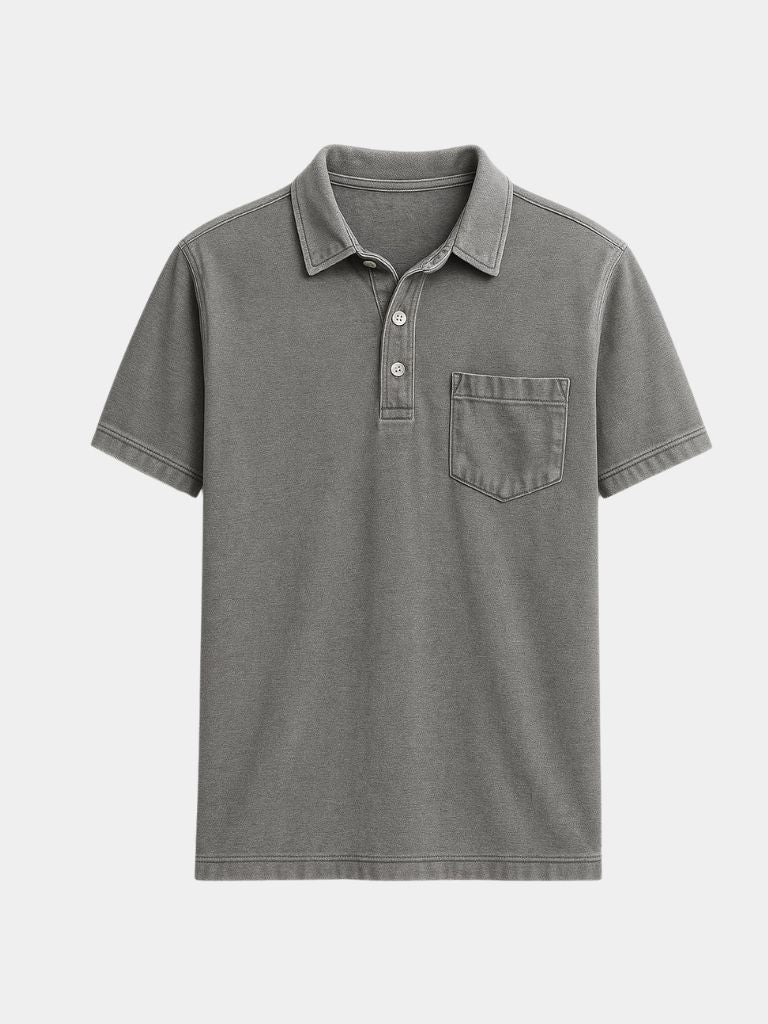 The Langston – Sky-Toned Polo Shirt
