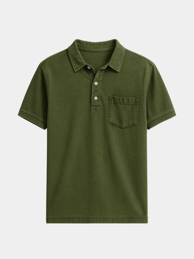 The Langston – Sky-Toned Polo Shirt
