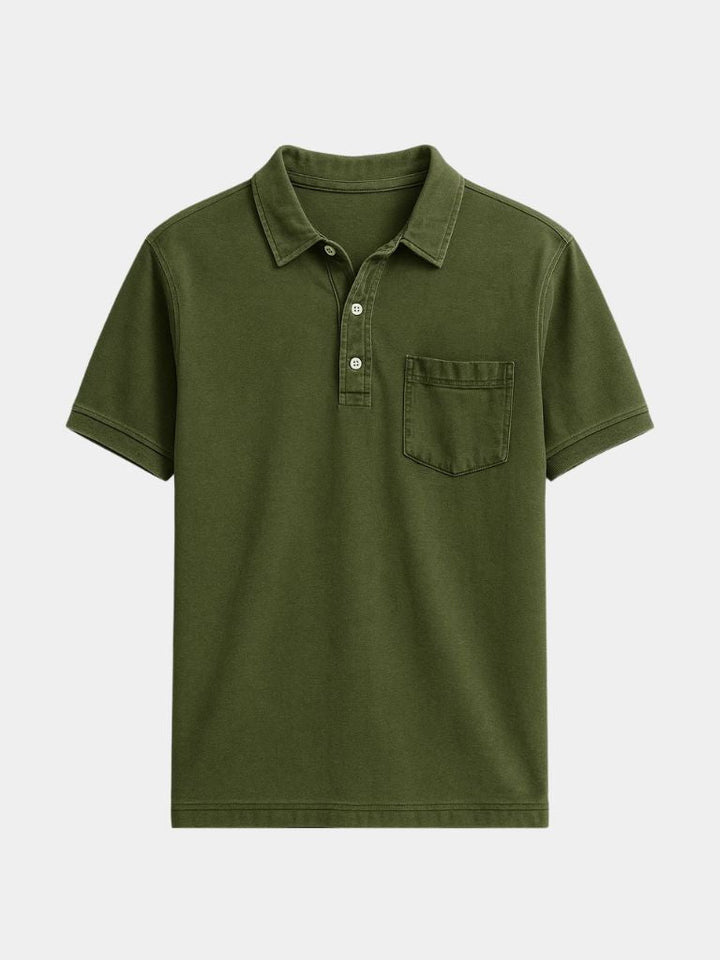 The Langston – Sky-Toned Polo Shirt