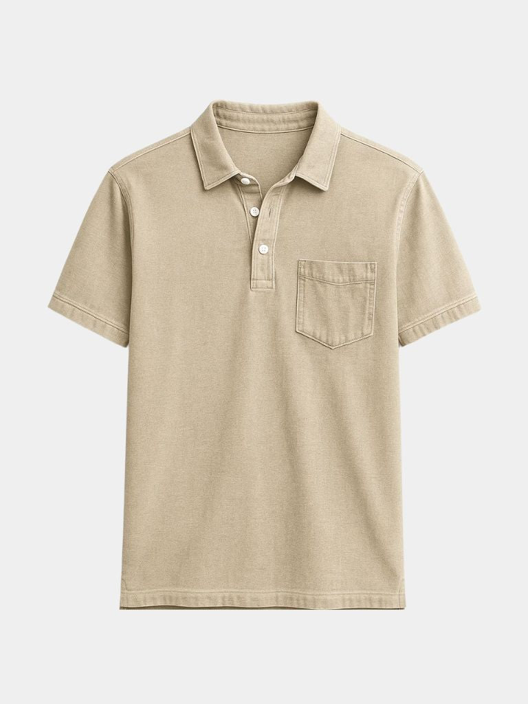 The Langston – Sky-Toned Polo Shirt