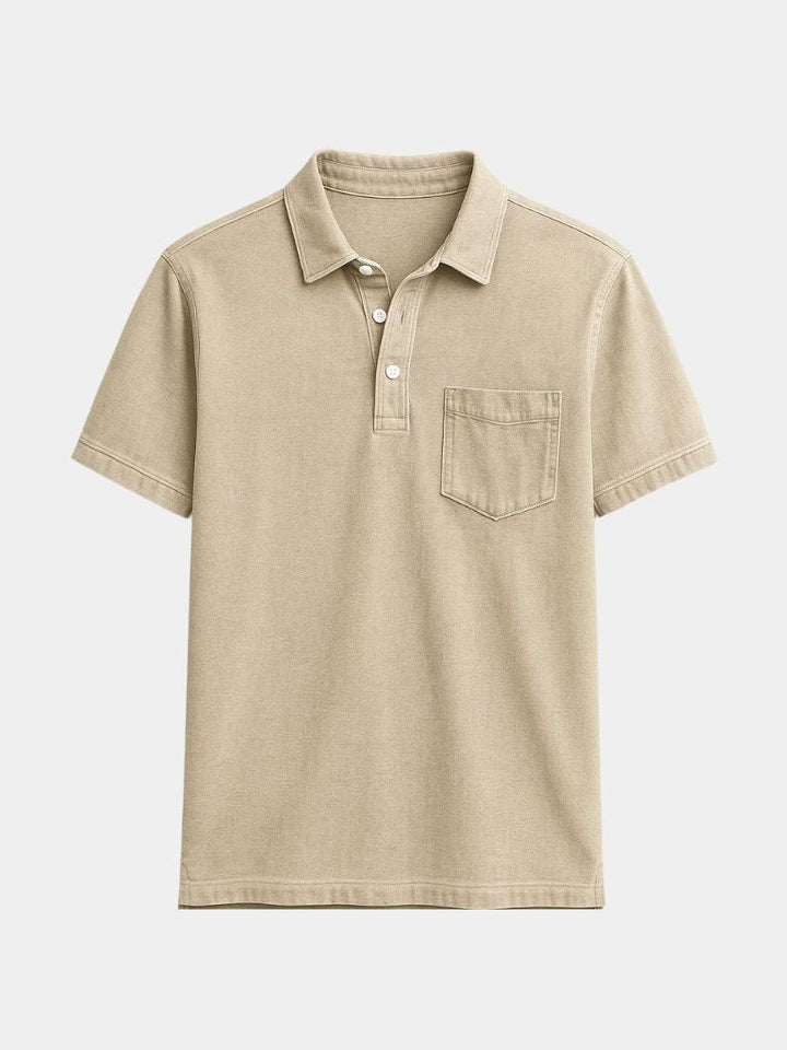 The Langston – Sky-Toned Polo Shirt