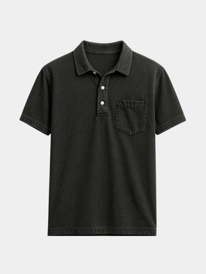 The Langston – Sky-Toned Polo Shirt