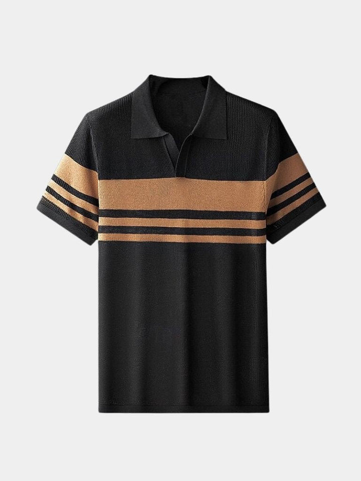 The Henley – Caramel Thread Polo