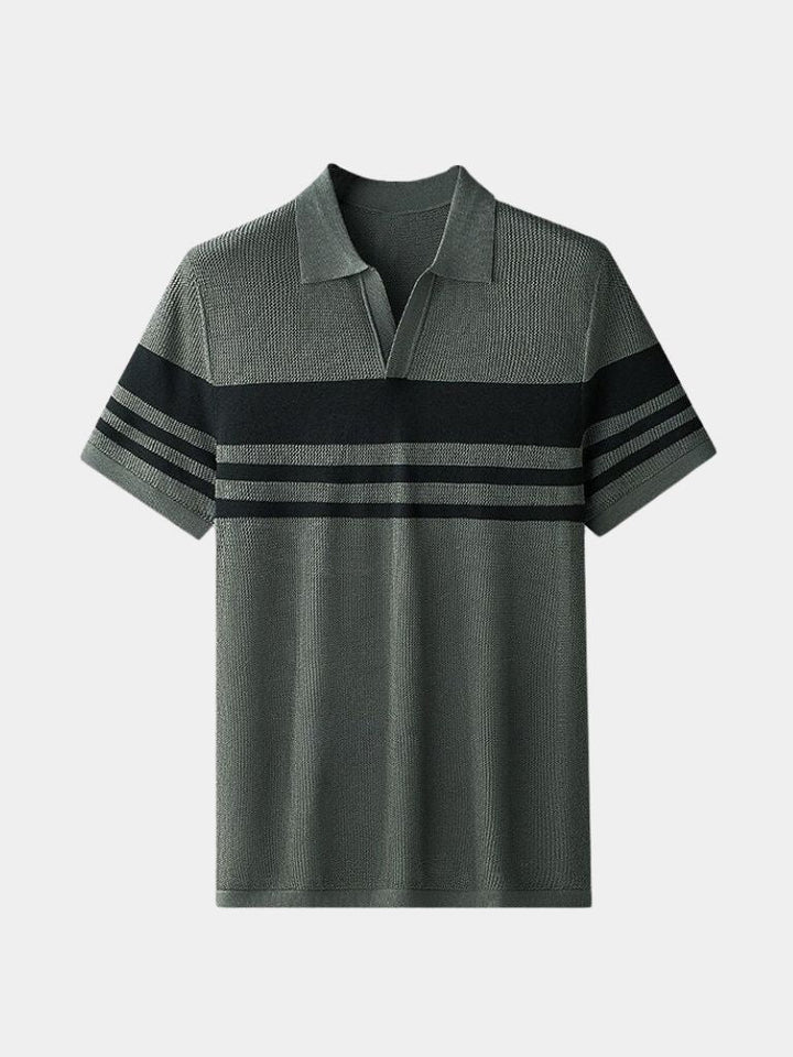 The Henley – Caramel Thread Polo