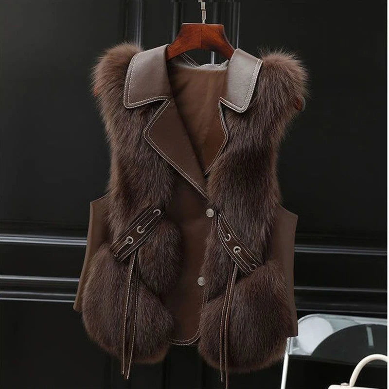 Dilara – Luxurious Faux Fur Vest