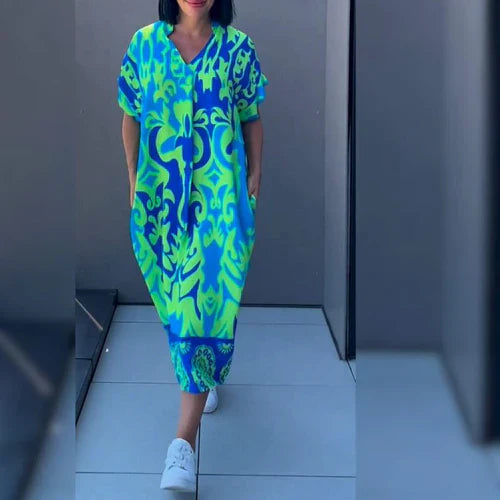 Florena – Elegant Floral Dress
