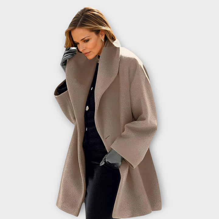 Marit – Windproof Wool Coat with Timeless Elegance