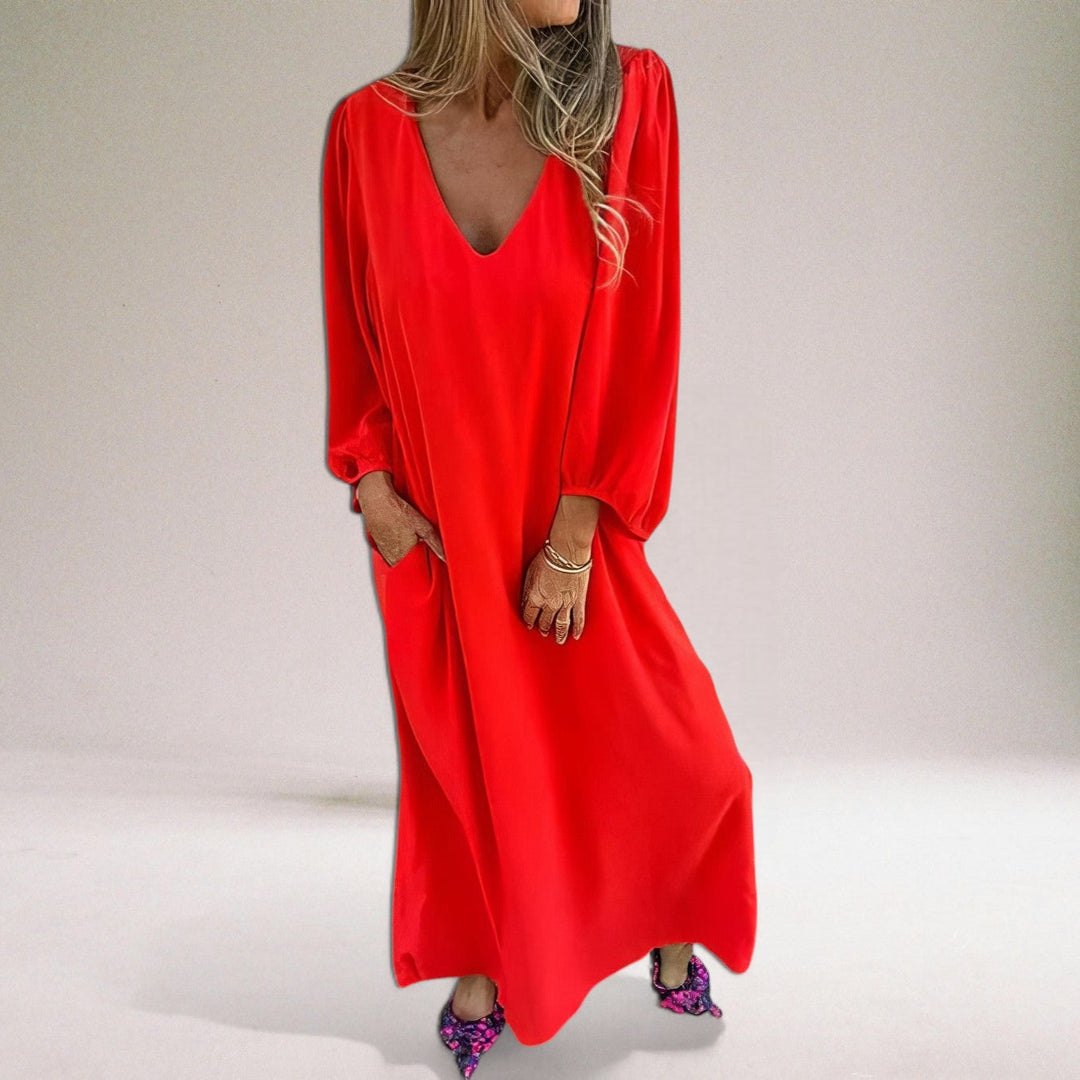 Ada – Elegant Boho Maxi Dress